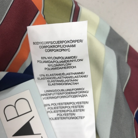 Bikini Lab Junior's Funky Town Cut-Out One Piece L - Picture 5 of 5